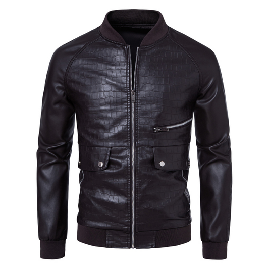 Frank Hardy Retro Leather Jacket