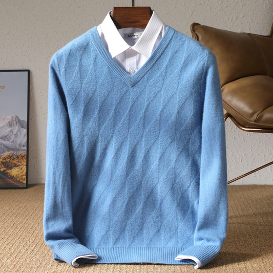 Franco Bianchi V-Neck Wool Sweater