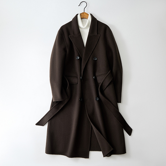 Franco Bianchi Long Wool Trench Coat