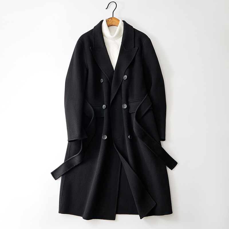 Franco Bianchi Long Wool Trench Coat