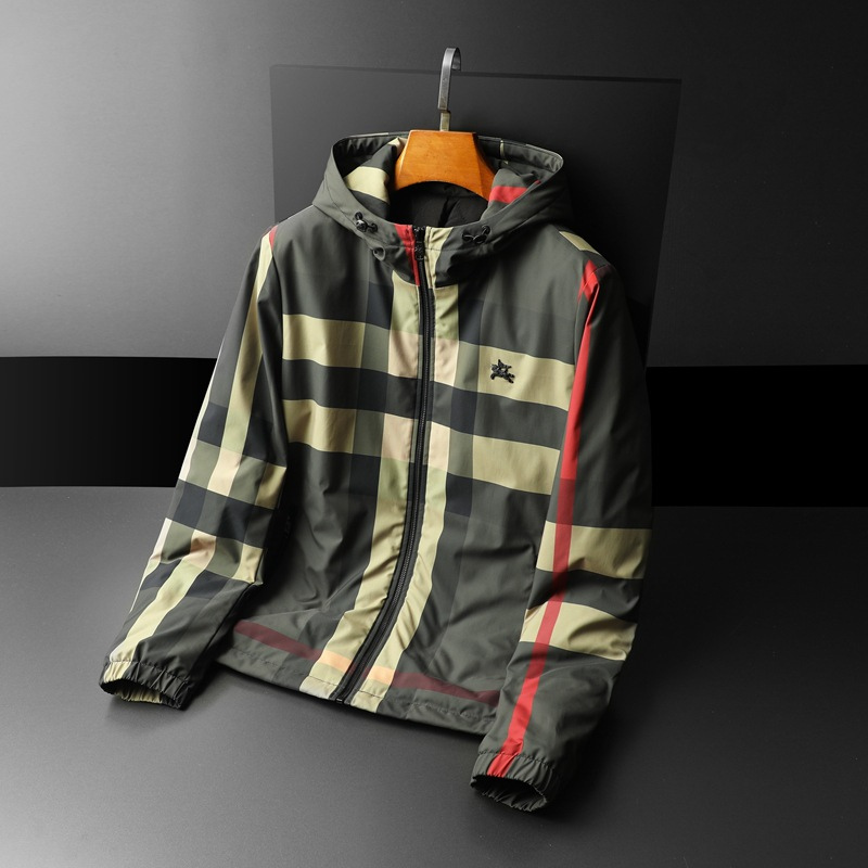 Jack Washington Plaid Hooded Cotton Coat