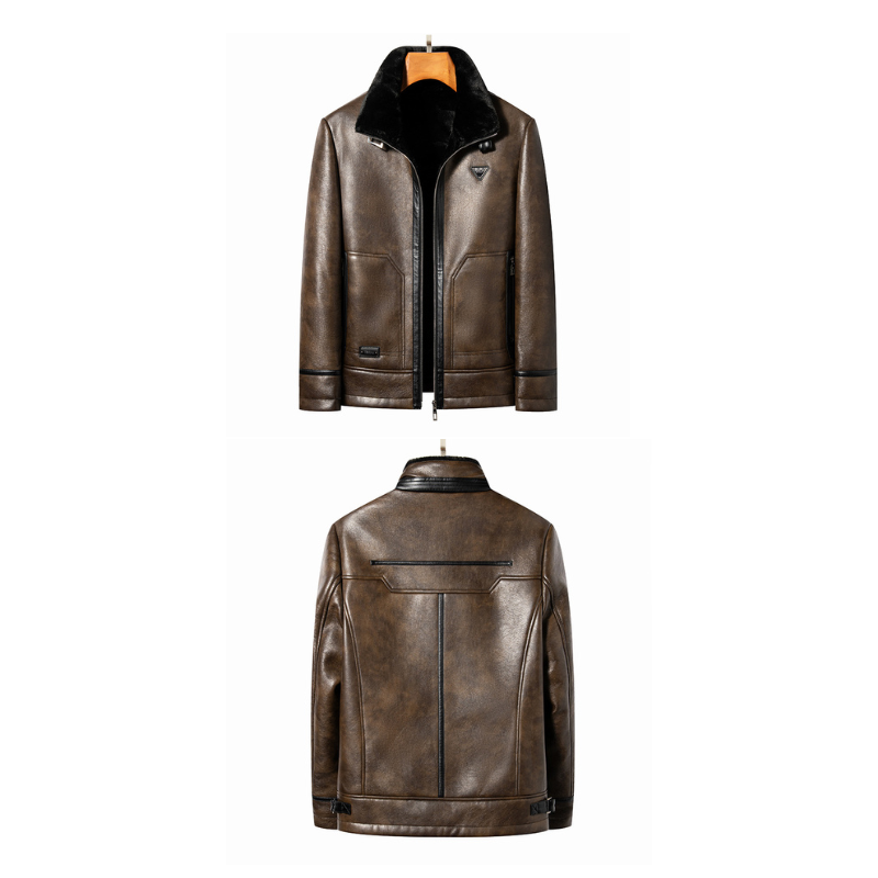 Jack Washington Velvet Leather Jacket