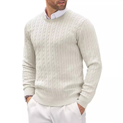 James Scott Twisted Knitted Sweater