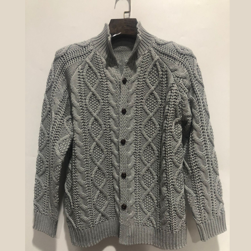 Jack Washington Jacquard Knit Cardigan