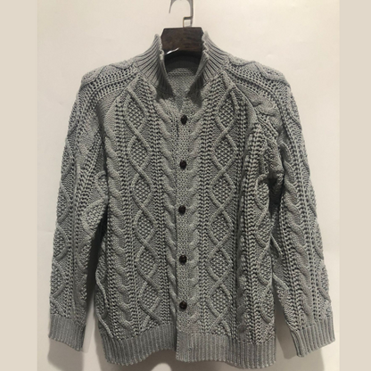 Jack Washington Jacquard Knit Cardigan