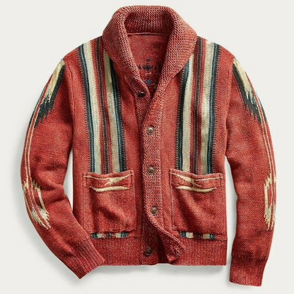 Jack Washington Jacquard Casual Cardigan