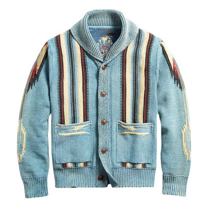 Jack Washington Jacquard Casual Cardigan