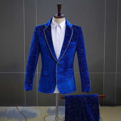 Washington Studio Velvet Suit