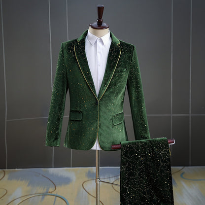 Washington Studio Velvet Suit