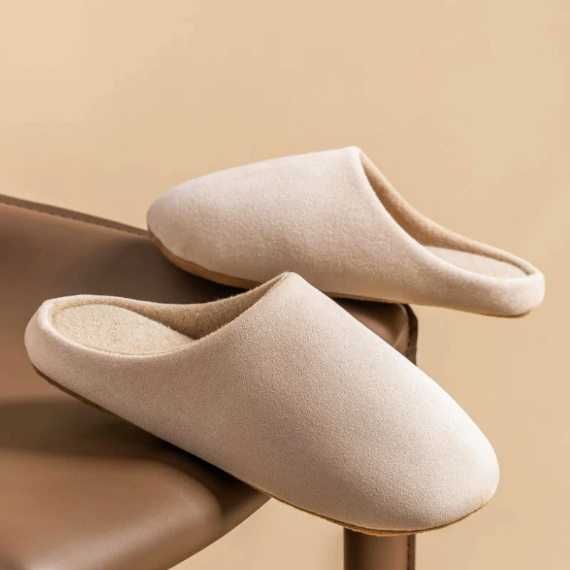 Women’s Cozy Minimalist Home Slippers with Plush Interior