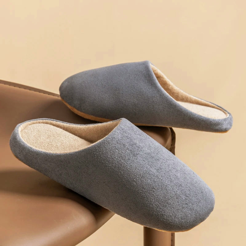 Women’s Cozy Minimalist Home Slippers with Plush Interior