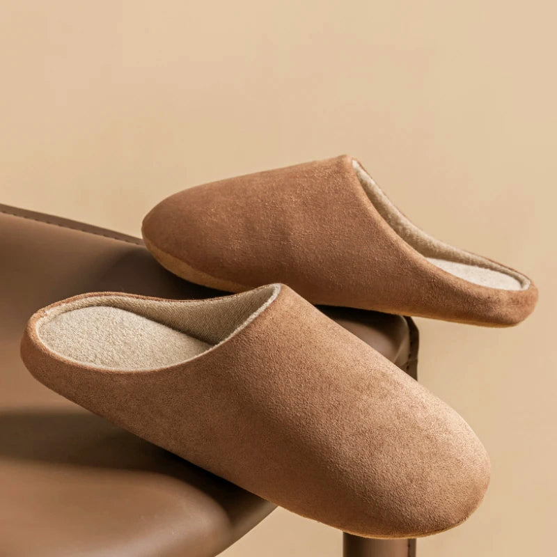 Women’s Cozy Minimalist Home Slippers with Plush Interior
