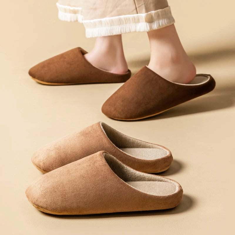 Women’s Cozy Minimalist Home Slippers with Plush Interior