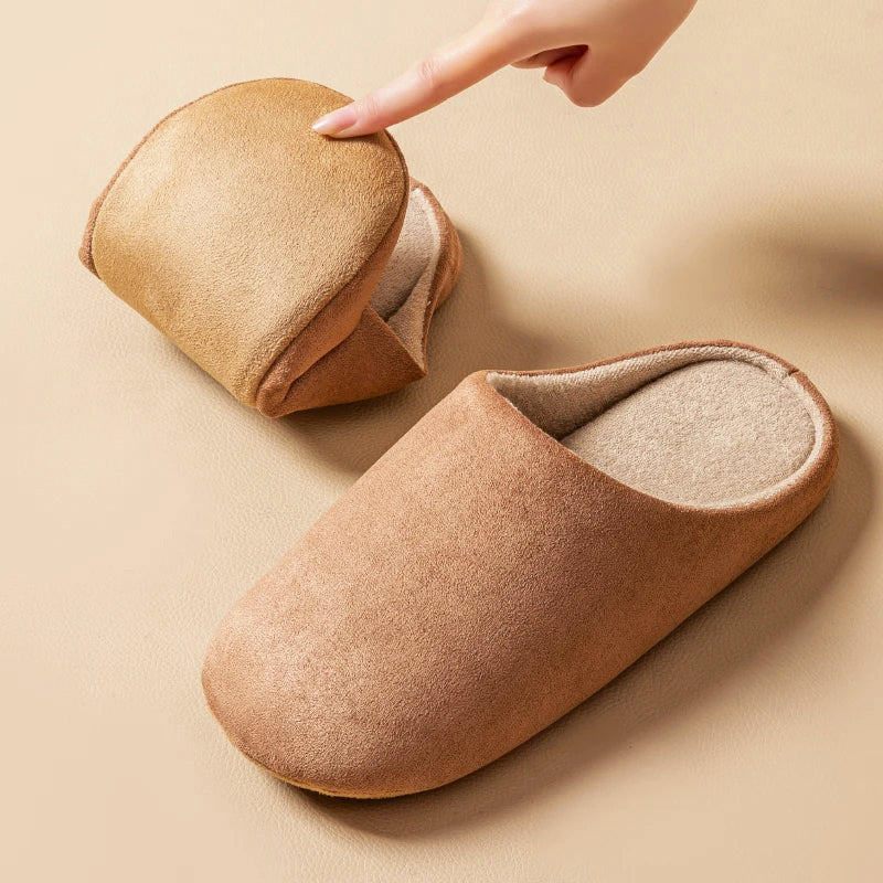 Women’s Cozy Minimalist Home Slippers with Plush Interior