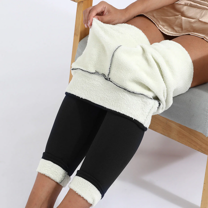 Women’s Elastic Leggings with Plush Inner Lining