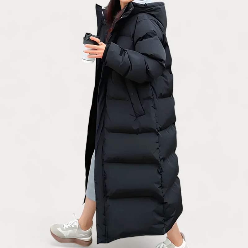 Women’s Full-Length Hooded Puffer Coat