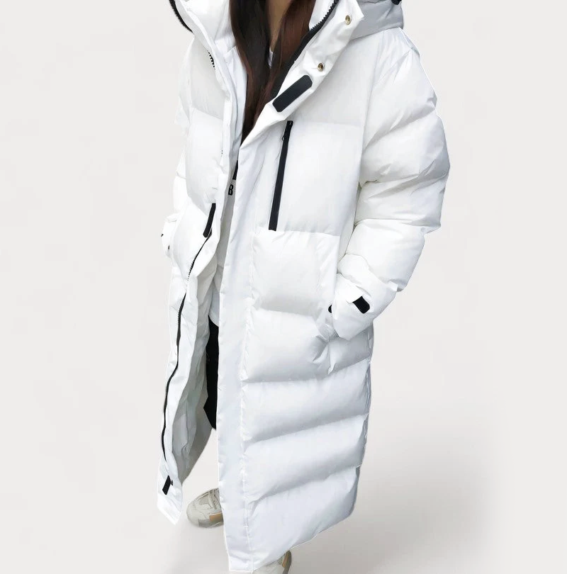 Women’s Full-Length Hooded Puffer Coat