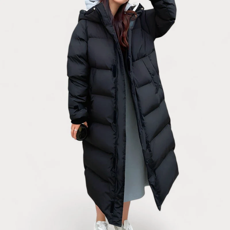 Women’s Full-Length Hooded Puffer Coat