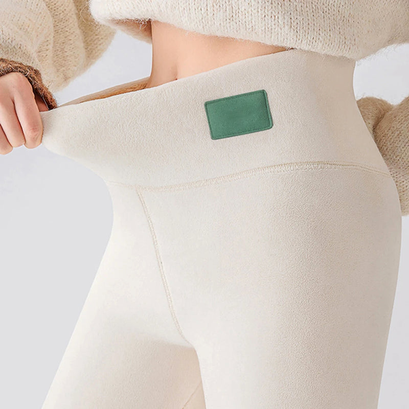 Women’s High-Waist Leggings with Fleece Lining