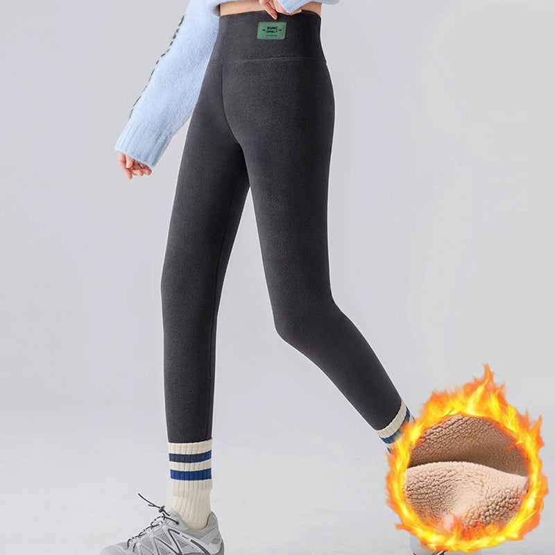 Women’s High-Waist Leggings with Fleece Lining