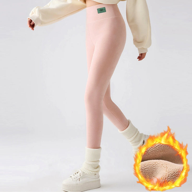 Women’s High-Waist Leggings with Fleece Lining