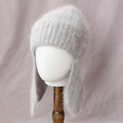 Women's Knit Ear-Flap Hat