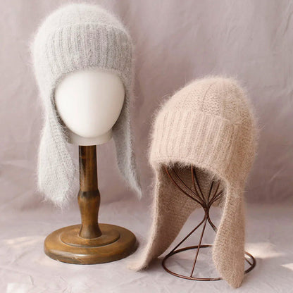 Women's Knit Ear-Flap Hat