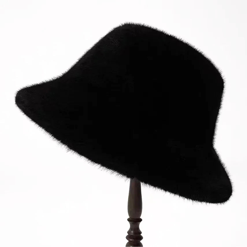 Women's Winter Faux Fur Bucket Hat
