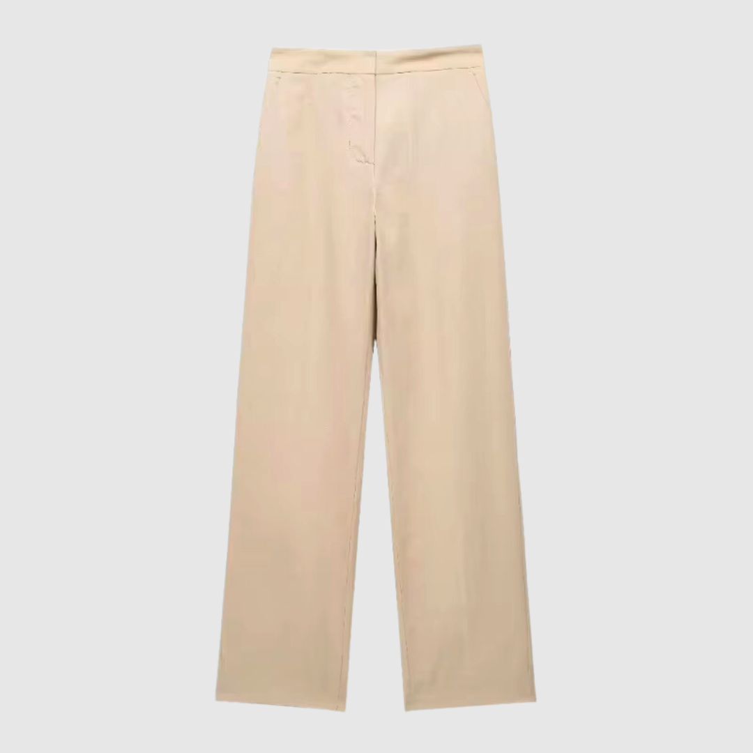 Women Cotton Linen Pants Ceramic