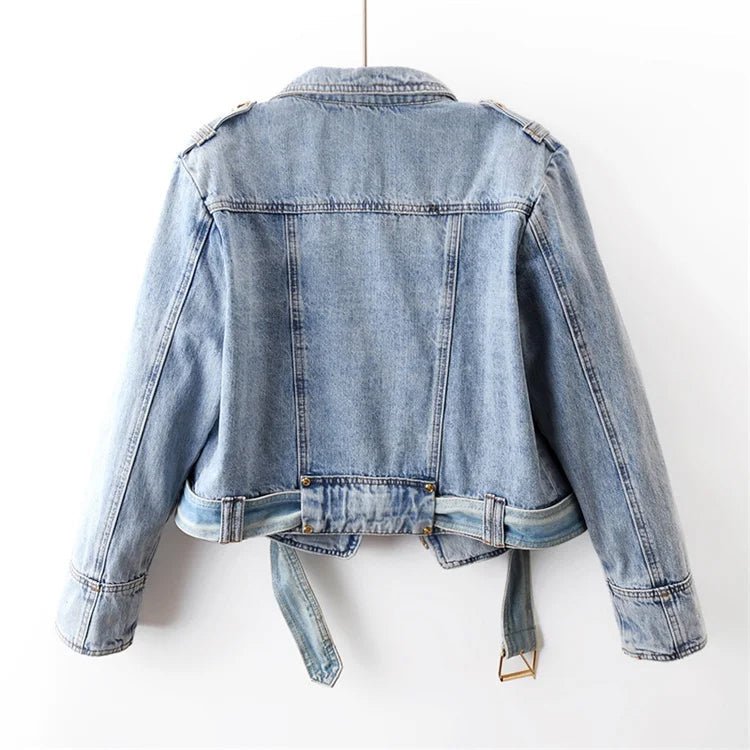 Adeline Spring Shift Denim Jacket - Infinityloyal