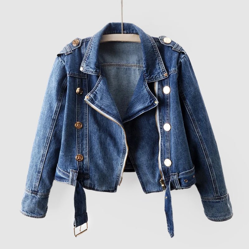 Adeline Spring Shift Denim Jacket - Infinityloyal
