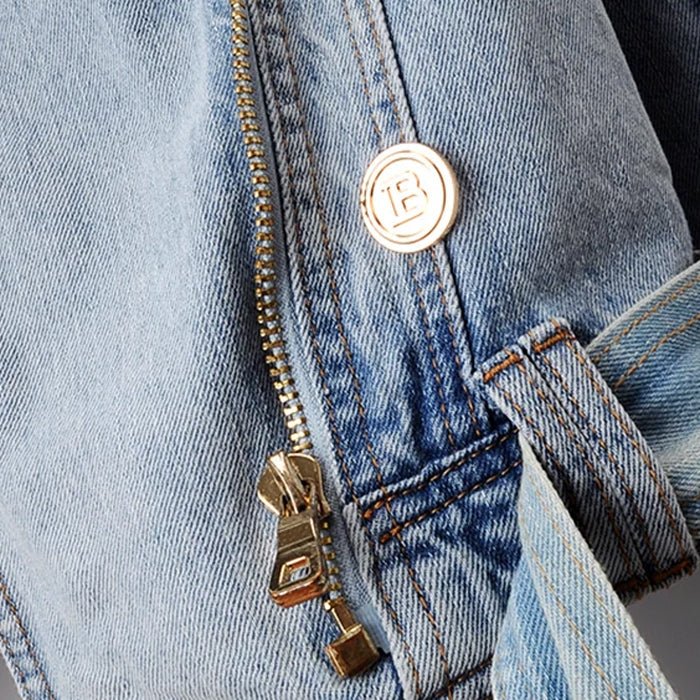 Adeline Spring Shift Denim Jacket - Infinityloyal
