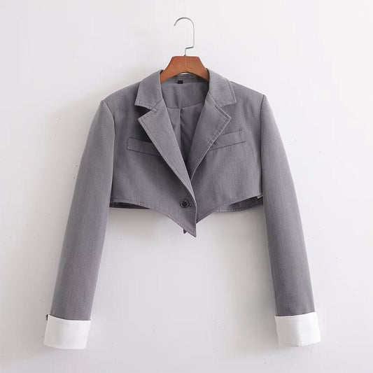 Amelie Fleur Chic Short Blazer - Infinityloyal