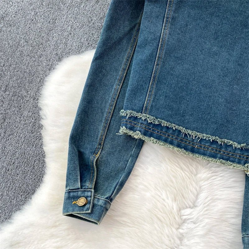 Amelie Fleur La Mode Denim Jacket - Infinityloyal
