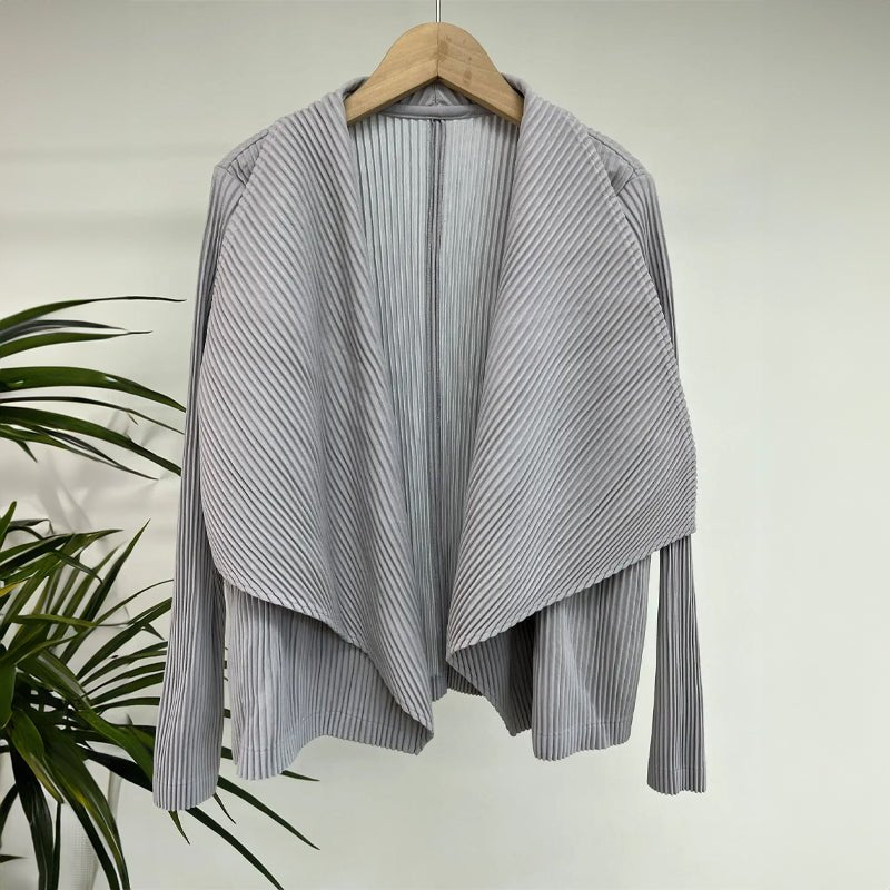 Amelie Fleur Pleated Cardigan - Infinityloyal