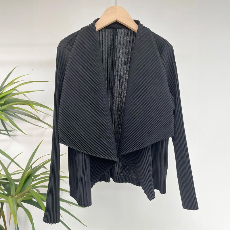 Amelie Fleur Pleated Cardigan - Infinityloyal