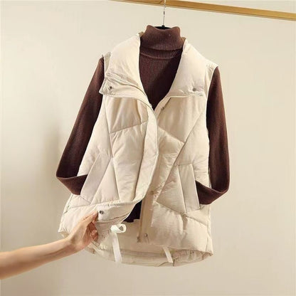 Amelie Fleur Puffer Vest - Infinityloyal