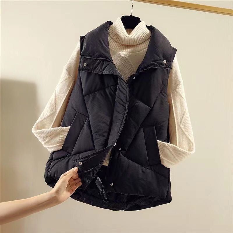 Amelie Fleur Puffer Vest - Infinityloyal