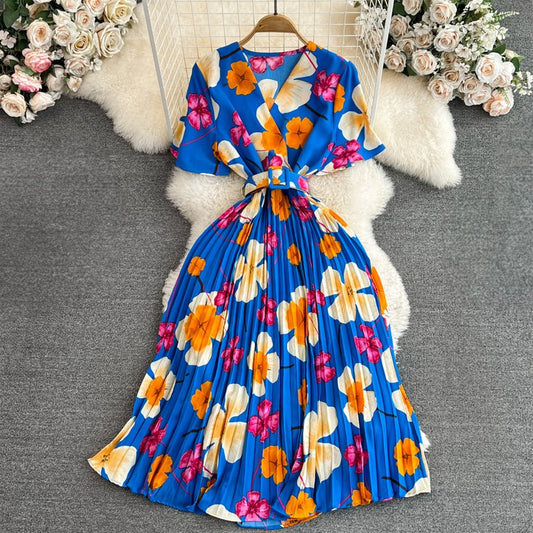 Amelie Fleur Retro Floral Dress - Infinityloyal