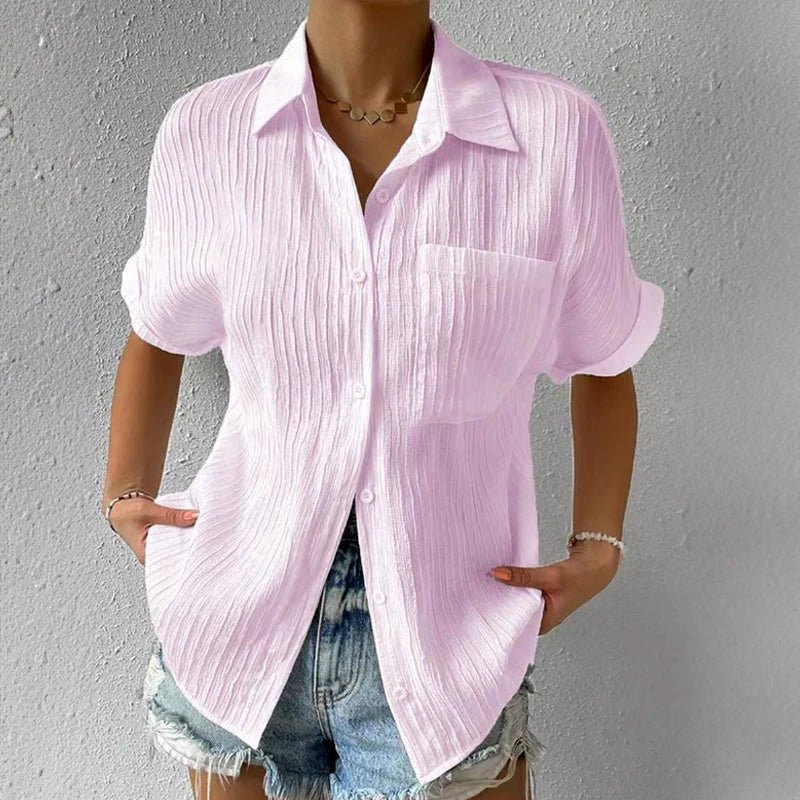Amelie Fleur Short Sleeved Shirt - Infinityloyal