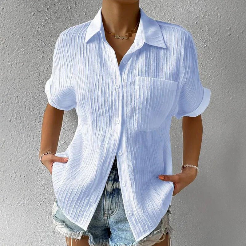 Amelie Fleur Short Sleeved Shirt - Infinityloyal
