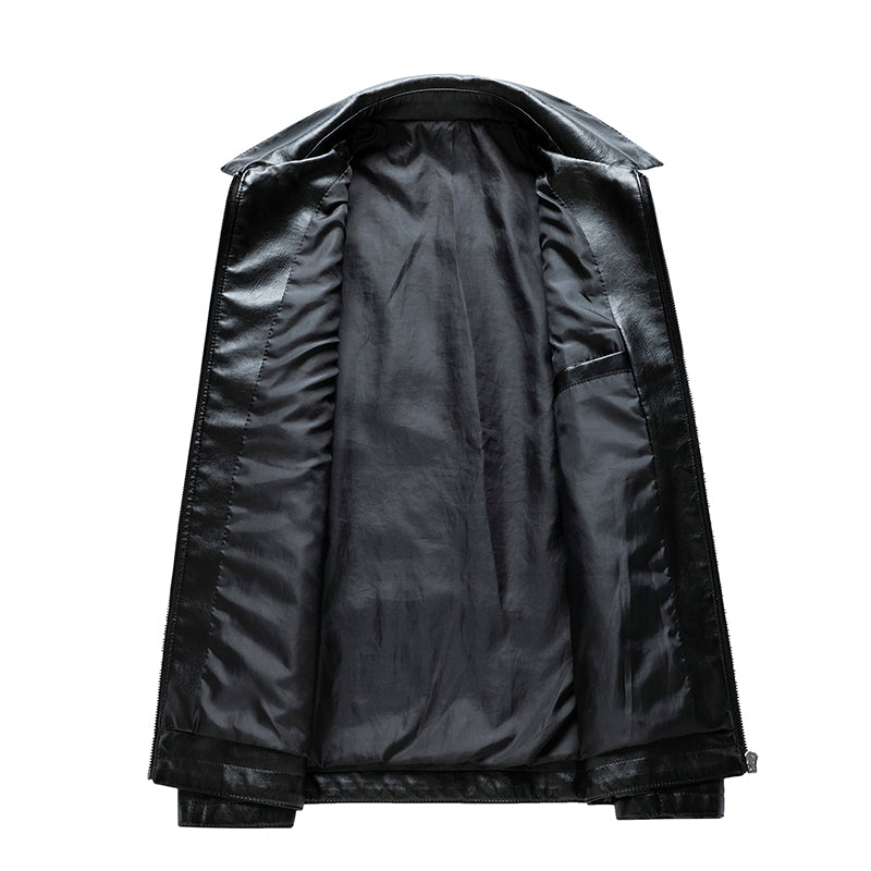 inner fabric of leather jacket 