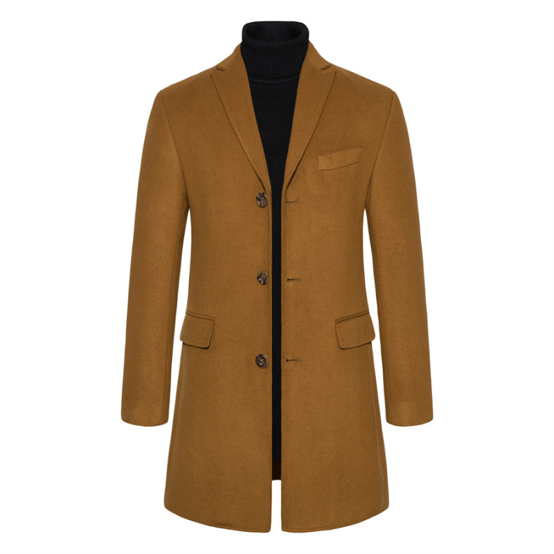 Franco Bianchi Business Woolen Overcoat - Infinityloyal