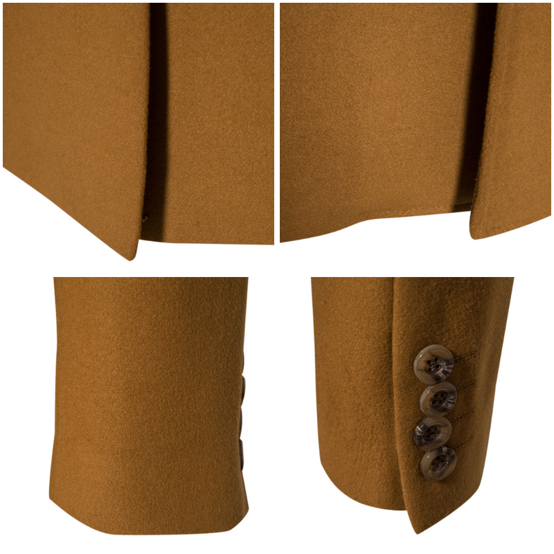 Franco Bianchi Business Woolen Overcoat - Infinityloyal