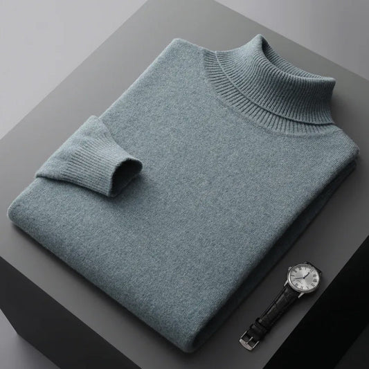 Franco Bianchi Turtleneck Wool Sweater - Infinityloyal