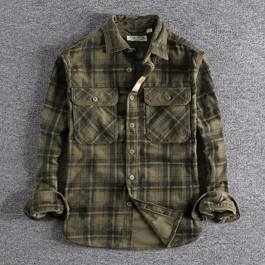 Frank Hardy Washed Corduroy Shirt - Infinityloyal