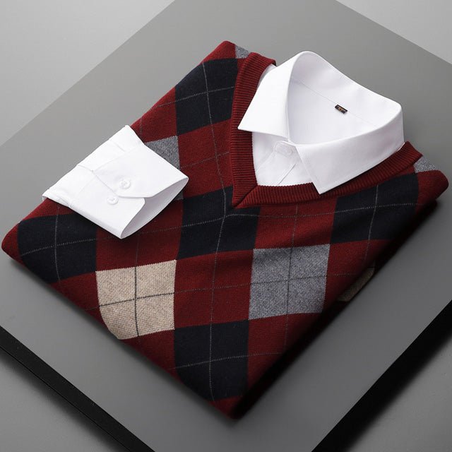 Harvard Classic Knit Vest - Infinityloyal