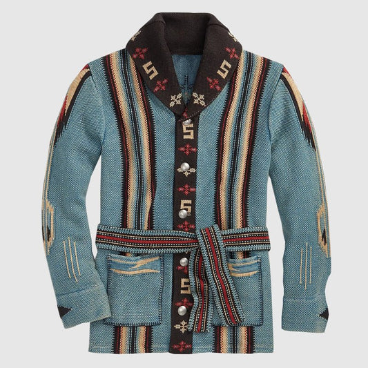 Jack Washington Abstract Pattern Cardigan - Infinityloyal
