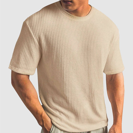 Jack Washington Casual Waffle T-shirt - Infinityloyal