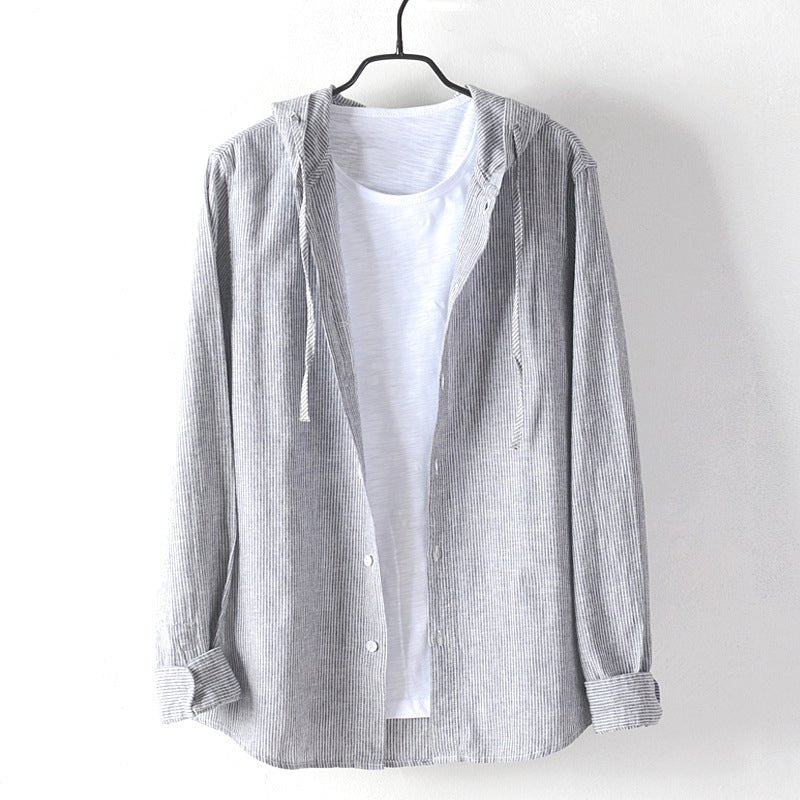 Jack Washington Hooded Linen Shirt - Infinityloyal